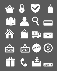 Get free e commerce icons in ios, material, windows and other design styles for web, mobile, and graphic design projects. 20 Minimal Ecommerce Icons Vector Psd Graphicsfuel