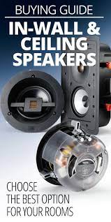 How To Choose In Wall And Ceiling Speakers Ceiling Speakers In Wall Speakers At Home Movie Theater
