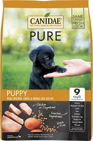 canidae grain free pure puppy real chicken lentil whole egg recipe dry dog food 24 lb bag