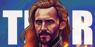 Tom Hiddleston Gets Thor's Long Flowing Hair In Marvel Recast Art