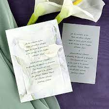 Diy Wedding Invitation Ideas Calla Lily Wedding Invitations Calla Lily Wedding Lily Wedding Invitations
