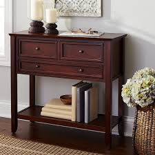 Ashington Small Console Table Mahogany Brown Small Console Tables Furniture Living Room Accent Tables