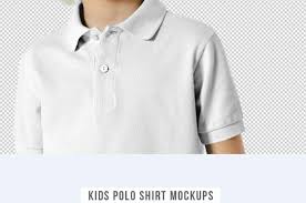 Kids Polo Shirt Mockups Polo Kids Shirt Mockup Shirts