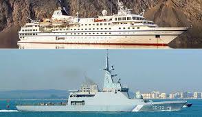 venezuela coast guard ship tries to ram