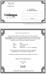 Perlu anda ketahui bahwa surat ini berbeda dengan contoh surat undangan resmi perusahaan dan organisasi dan juga surat resmi perusahaan dan oleh karena itu, di dalam membuat undangan pengajian pernikahan anda tidak perlu menggunakan bahasa yang terlalu resmi maupun juga terlalu. Contoh Undangan Pembentukan Panitia Pernikahan Doc Contoh Makalah