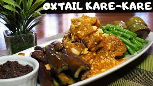 Eggplants, sliced in 3″ wedges 1 banana bud or heart(puso ng saging), sliced in strips(optional) 6. Not So Complicated To Follow Oxtail Kare Kare Recipe Easy Kare Kare Recipe Foodnatics Youtube