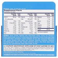Check spelling or type a new query. One A Day Men S Multivitamin Formula