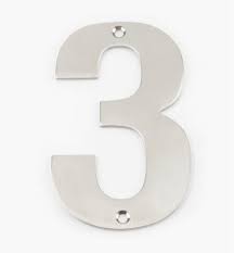 House number 6cm digits sticker plate sign numeral door plaque apartment home hotel office door address sticker abs plastic. Stainless Steel House Numbers Lee Valley Tools