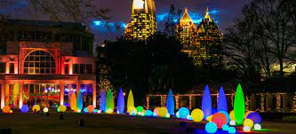 Garden Lights Atlanta Botanical Garden Atlanta Botanical Garden Holiday Lights Display Botanical Gardens