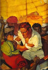 Doc Savage Walter Baumhofer Pulp Art Art Pulp Fiction Art