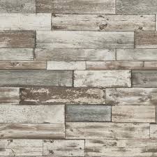 Wood is a sought after and adaptable finish, lending itself to a mix of rustic looks as well as contrasting wonderfully in a more contemporary or industrial style of decor. Erismann Authentic Wood Panel Wallpaper In Grey 7319 10