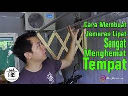 Cara membuat gantungan baju dari bambu, cara membuat rak buku dari bambu, membuat jemuran baju dari bambu, cara membuat. Cara Membuat Jemuran Lipat Seperti Di Ikea Informa Ternyata Mudah Youtube Ikea Dinding Tempat Tidur Lipat