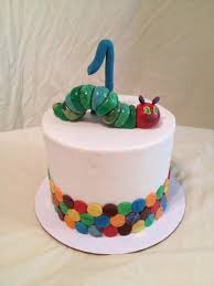 When the cake roll is set, transfer to a wire rack and pour the ganache over the top. Caterpillar Birthday Cakes