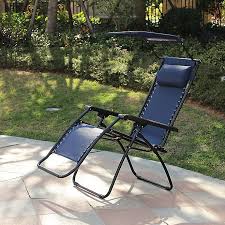 Zero gravity chairs can be quite pricey, but one more affordable option is this model from sunjoy. Zero Gravity Outdoor Recliner Chair With Canopy Bed Bath Beyond
