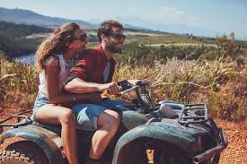 Excursions in pollino national park, on board our quad and mountain bike, for the whole family, enjoyable fun! Couple Having Fun On An Off Road Adventure Couples Off Road Adventure Quad Bike