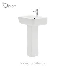 pedestal sink large grade a white