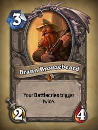 Brann bronzebeard is a neutral minion from the league of explorers set. All 45 New Hearthstone Cards In League Of Explorers Expansion Gamespot