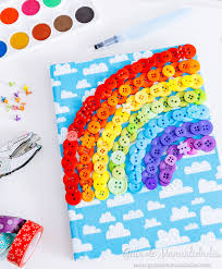 Bordes y márgenes románticos para decorar las hojas de tus cuadernos, una carta o bullet journal. Arcoiris De Botones Para Decorar Un Cuaderno De Notas Guia De Manualidades