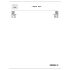 Often they have the same owner, and are in similar businesses or function at different levels of the same business. Dual Address Letterhead Iprint Com