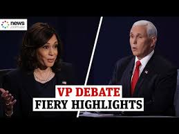 Vp Debate Highlights Kamala Harris Takes On Mike Pence In Fiery Clash Youtube