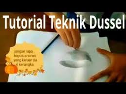 Cara Menggambar Menggunakan Teknik Dusel Youtube