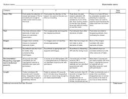 Book Trailer Rubric Book Trailer Book Talk Rubric Rubrics