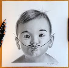 Mother and baby pencil drawing pictures pencildrawing2019 / it's like a difficult work of final product or service plus its a free side. Pencil Drawing Salvador Dali Baby By Atomiccircus 2