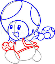 For information about the super mario version of this character go here. How To Draw Toadette Coloring Page Trace Drawing