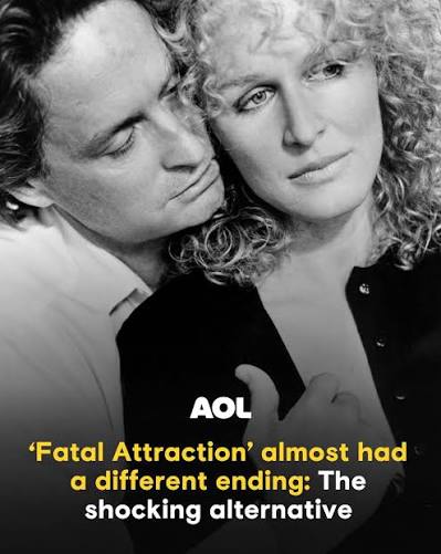 The iconic 1987 thriller Fatal Attraction almost had a wildly different  ending — one where Glenn Close's character frames Michael Douglas for her  own death instead of the iconic finale audiences know.