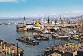 Transpress Nz Old Beirut Lebanon Port Scenes Beirut Lebanon Baalbek