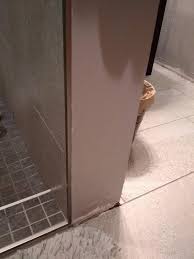 A bullnose completes the transition from your tile flooring from the floor to the wall. Baseboard Tile To Schluter Profile Transition Ceramic Tile Advice Forums John Bridge Ceramic Tile