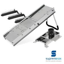 Gran promoción de mandolina cocina herramienta Mandolina Profesional Luxe Para Cocina Supreminox