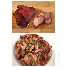 Mi Kho Xa Xiu Dry Egg Noodles With Char Siu Pork Char Siu Pork Asian Recipes Food