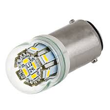 1142 Led Boat And Rv Light Bulb W Stock Cover 12 Smd Led Ba15d Retrofit 107 Lumens Super Bright Leds