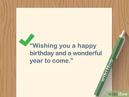 Maybe you would like to learn more about one of these? 3 Ways To Write Birthday Cards Wikihow