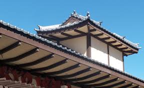 Because blue roof tile used to be sign of wealth since the goryeo times. Oriental Japanese Mca Tile
