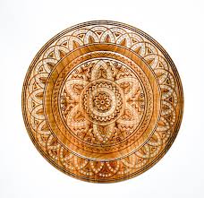 Carved Handmade Plate Ukrainian Style Of Artistic Carving A Etsy Handmade Plates Carving Wooden Plates