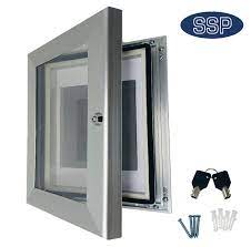 They will be mounted on a painted plywood substrate with a 1/4 reveal on. Flush Mounted Fire Alarm Control Panel Locking Cover Ssp Direct