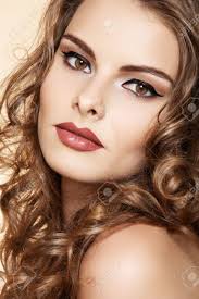 Use them in commercial designs under lifetime, perpetual & worldwide rights. Beautiful Woman With Fashion Make Up And Shiny Curly Hair Elegant Hairstyle For Long Hair Stock Photo Picture And Royalty Free Image Image 11572681