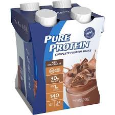 Pure Protein Shake Rich Chocolate 30g Protein 11 Fl Oz 4 Ct Walmart Com Pure Protein Protein Shakes Pure Protein Shakes
