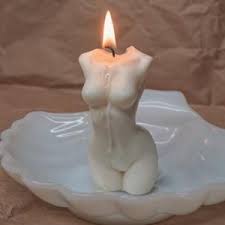 Belle nous white female body candle. Pin On Art