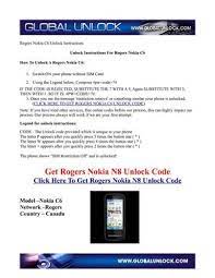 A new study suggests that the best way to unlock your phone is not with a pin but with a face. Calameo Rogers Nokia C6 Unlock Solution