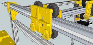 20x20mm Aluminium Extrusion Gantry System By Crashoverride Extrusion Aluminum Extrusion Awesome Woodworking Ideas
