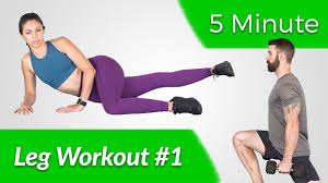 5 minute daily leg workout 1 home
