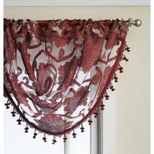 Maybe you would like to learn more about one of these? Floral Red Valances Kitchen Curtains You Ll Love In 2021 Wayfair