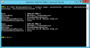 How To List Exchange Servers And Their Roles