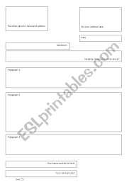 Writing a college admission application letter is a great way to make your college admission application stand out in the highly competitive application process. Structure Of A Letter Of Application Esl Worksheet By Tommi M