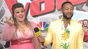 I say things others think i shouldn't say sometimes. Watch Kelly Clarkson Sing John Legend S Hilarious Team John Song Exclusive Entertainment Tonight
