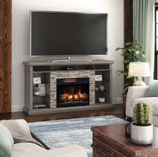 Installing an electric fireplace tv stand is easier than installing a regular fireplace. Electric Fireplace Tv Stand Houzz Home Design Decorating And Renovation Ideas And