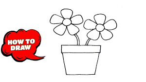 In this drawing tutorial you will see flower drawing in a vase how to draw a beautiful flower pot easy plant pot drawing session. How To Draw A Flower Pot Beautiful Flower Pot Drawing Easy Drawing Tutorials Flowers Youtube